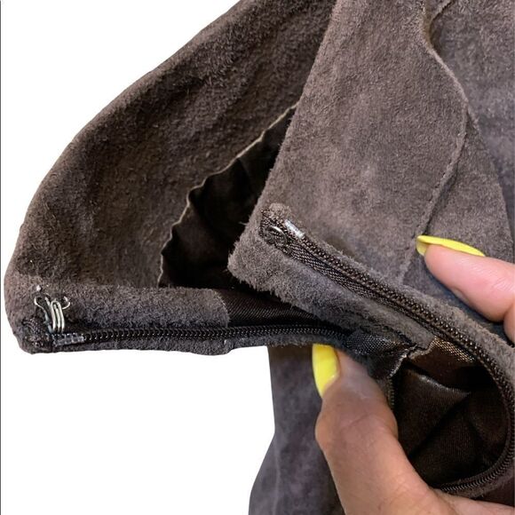 Pursuits Ltd. Suede Maxi Skirt - Picture 6 of 7